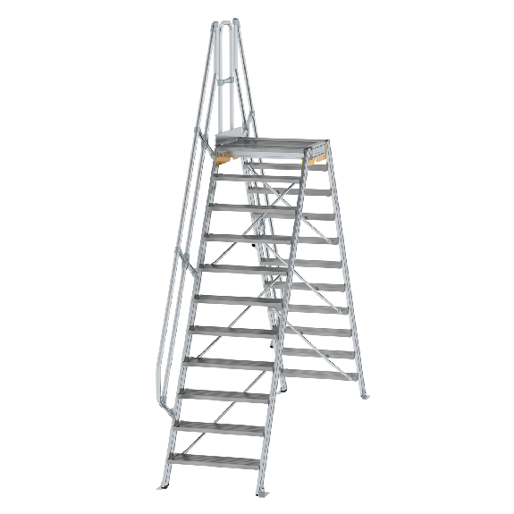 Überstieg 60° inkl. einen Handlauf, Stufenbreite 800mm, 2x11 Stufen Überstieg 60° inkl. einen Handlauf, Stufenbreite 800mm, 2x11 Stufen-Beschreibung lesen