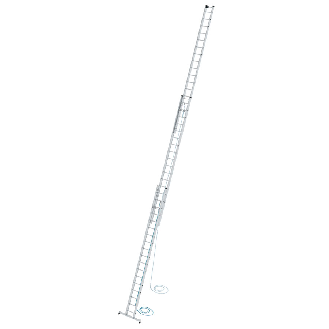Seilzugleiter mit nivello-Traverse 3x18 Sprossen-Beschreibung lesen