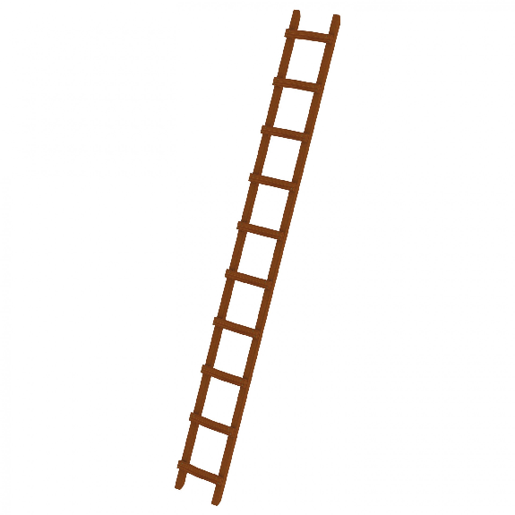 MUNK Dachdecker Auflegeleiter aus Holz 10 Sprossen-Beschreibung lesen