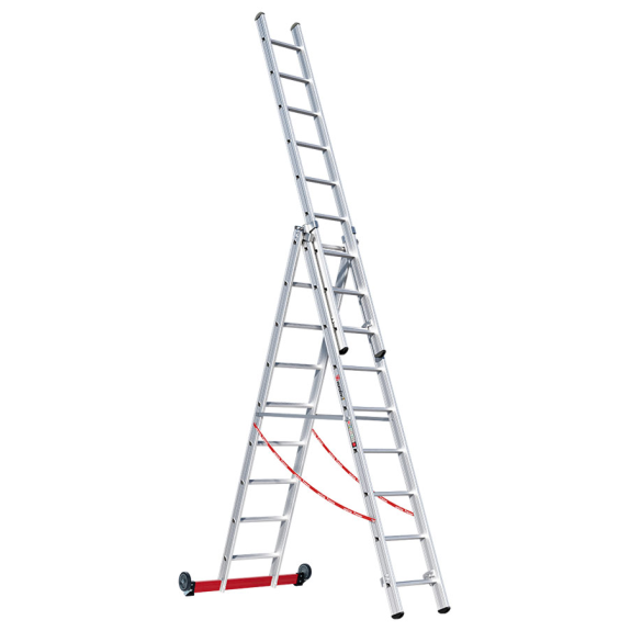 Mehrzweckleiter Premium 30778 3-teilig 3x9 Sprossen Mehrzweckleiter Premium 30778 3-teilig 3x9 Sprossen-Beschreibung lesen