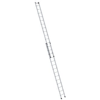 Aluminium-Schiebeleiter 2-teilig ohne Traverse 2x14 Sprossen-Beschreibung lesen