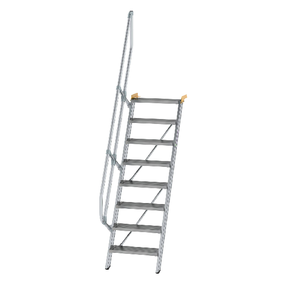 Treppe 60° inkl. Handlauf, 600mm Stufenbreite, 8 Stufen-Beschreibung lesen