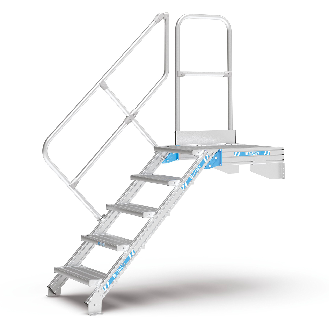 Podesttreppe 45° 600mm Stufenbreite 5 Stufen-Beschreibung lesen