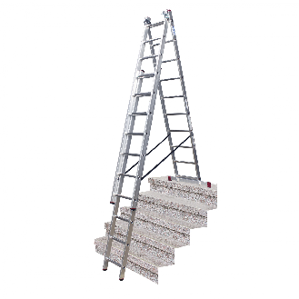 Krause Corda Mehrzweckleiter mit Treppenfunktion 3x10 Sprossen-Beschreibung lesen