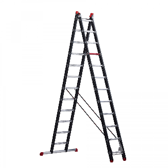 Mounter Mehrzweckleiter ZR 2060 2x12 Sprossen-Beschreibung lesen