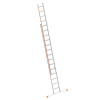 Schiebeleiter mit Quertraverse 2x14 Sprossen