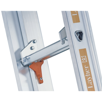 Schiebeleiter mit Quertraverse 2x14 Sprossen-Beschreibung lesen