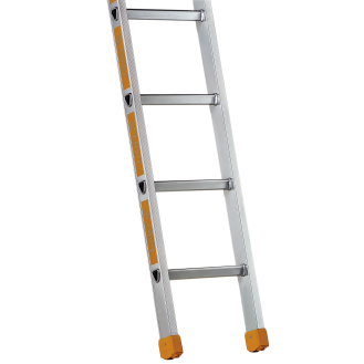 Schiebeleiter mit Quertraverse 2x14 Sprossen-Beschreibung lesen