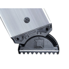 MUNK Gelenk-Klappleiter mit Nivello Traverse 2x8 Sprossen