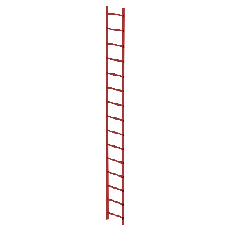 Schachtleiter aus GFK 400mm breit 15 Sprossen 4,20m lang-Beschreibung lesen