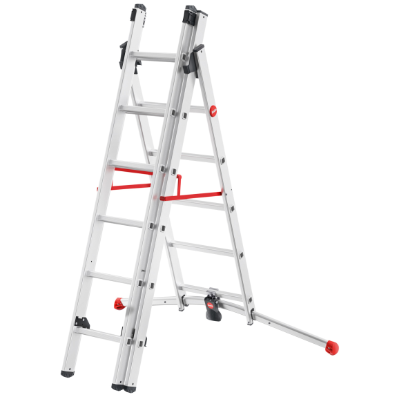 Hailo ProfiLOT Kombileiter 2x6 + 1x5 Sprossen-Beschreibung lesen
