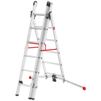 Hailo ProfiLOT Kombileiter 2x6 + 1x5 Sprossen-Beschreibung lesen