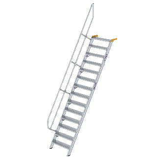 Treppe 60° inkl. Handlauf, 800mm Stufenbreite, 14 Stufen-Beschreibung lesen