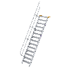 Treppe 60° inkl. Handlauf, 800mm Stufenbreite, 14 Stufen