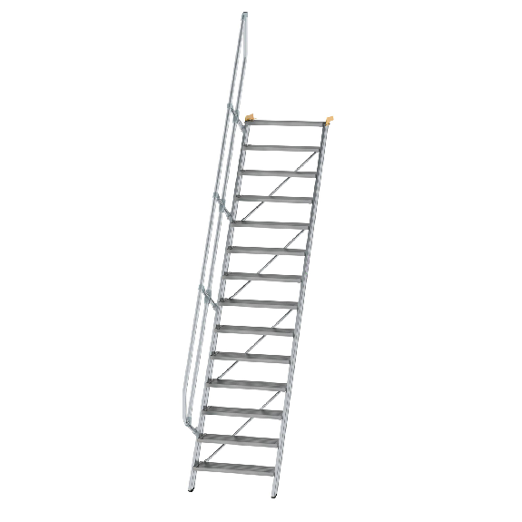 Treppe 60° inkl. Handlauf, 800mm Stufenbreite, 14 Stufen-Beschreibung lesen
