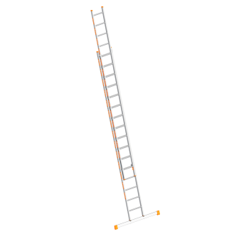 Schiebeleiter mit Quertraverse 2x16 Sprossen-Beschreibung lesen