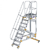 Plattformtreppe fahrbar 60° Stufenbreite 600mm 9 Stufen