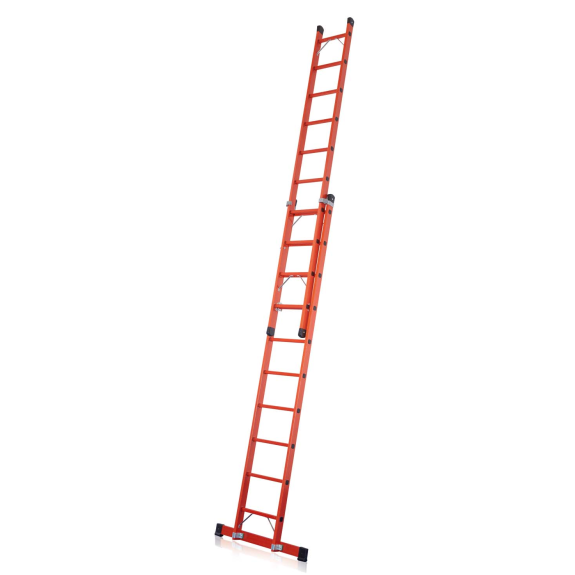Vollkunststoff-Schiebeleiter Everest EFA 2E 2x8 Sprossen-Beschreibung lesen