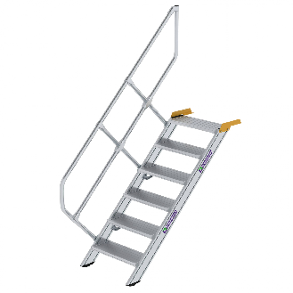 Treppe 45° inkl. Handlauf, 600mm Stufenbreite, 6 Stufen-Beschreibung lesen