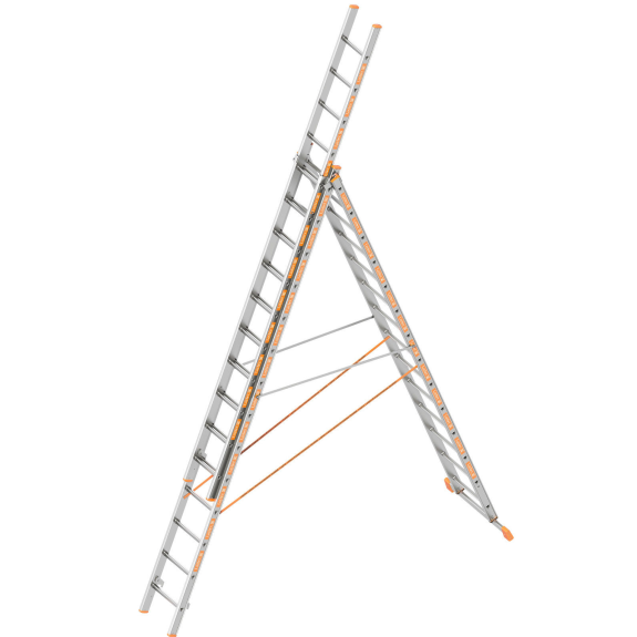 Allzweckleiter 3x14 Sprossen-Beschreibung lesen