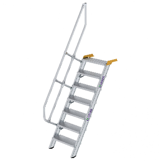 Treppe 60° inkl. Handlauf, 600mm Stufenbreite, 7 Stufen-Beschreibung lesen