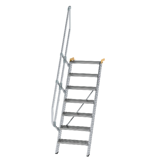 Treppe 60° inkl. Handlauf, 600mm Stufenbreite, 7 Stufen-Beschreibung lesen