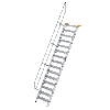 Treppe 60° inkl. Handlauf, 800mm Stufenbreite, 15 Stufen