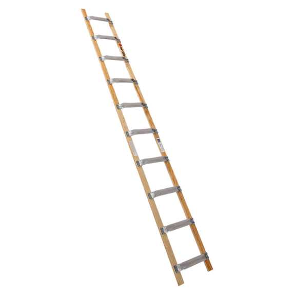 Euroline Holz/Alu Dachdeckerleiter 10 Sprossen-Beschreibung lesen