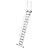 Geschossleiter 4,5m AH mit Clip-Step R13 und Handlauf 14 Stufen