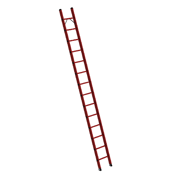 Vollkunststoff-Anlegeleiter ohne Traverse 14 Sprossen Vollkunststoff-Anlegeleiter ohne Traverse 14 Sprossen-Beschreibung lesen