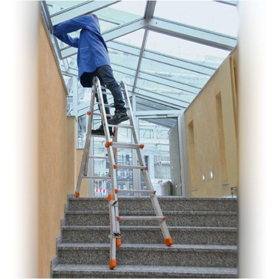 Teleskopleiter Topic 1058 4x6 Sprossen-Beschreibung lesen