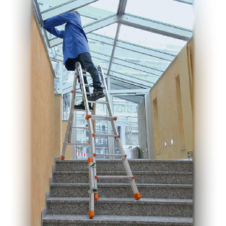 Teleskopleiter Topic 1058 4x6 Sprossen-Beschreibung lesen