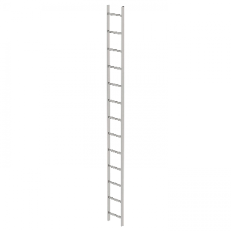 Schachtleiter aus Edelstahl 300mm breit 13 Sprossen 3,64m lang-Beschreibung lesen