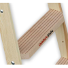 Euroline Holz Stufenstehleiter mit Comfort-Stufen mit Werkzeugablage 2x10 Stufen Euroline Holz Stufenstehleiter mit Comfort-Stufen mit Werkzeugablage 2x10 Stufen
