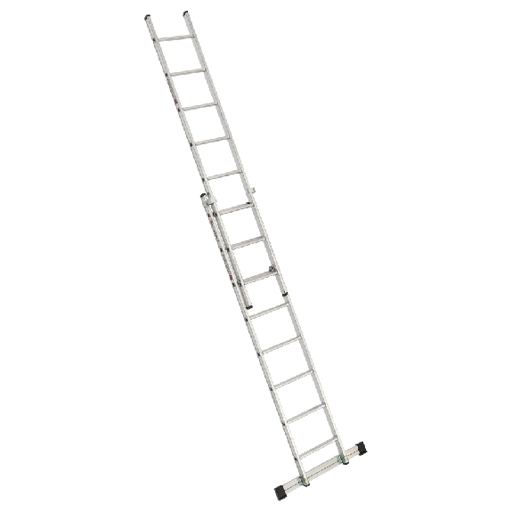 Euroline Premium 302 Schiebeleiter 2x8 Sprossen-Beschreibung lesen