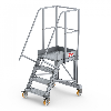 Podesttreppe fahrbar 60° mit 4 Stufen
