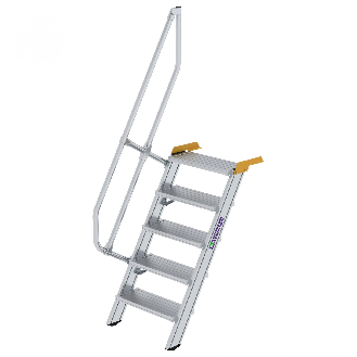 Treppe 60° inkl. Handlauf, 600mm Stufenbreite, 5 Stufen-Beschreibung lesen