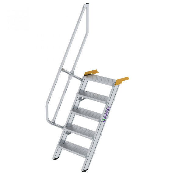 Treppe 60° inkl. Handlauf, 600mm Stufenbreite, 5 Stufen Treppe 60° inkl. Handlauf, 600mm Stufenbreite, 5 Stufen-Beschreibung lesen