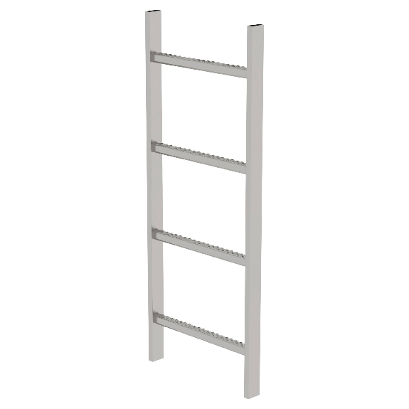 MUNK Schachtleiter aus Edelstahl 400mm breit 4 Sprossen 1,12m lang MUNK Schachtleiter aus Edelstahl 400mm breit 4 Sprossen 1,12m lang-Beschreibung lesen