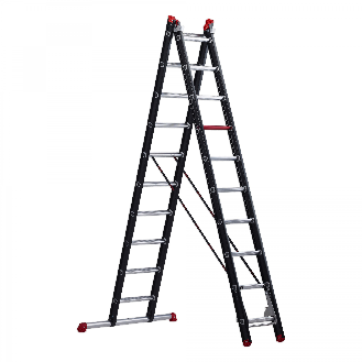 Mounter Mehrzweckleiter ZR 2050 2x10 Sprossen-Beschreibung lesen