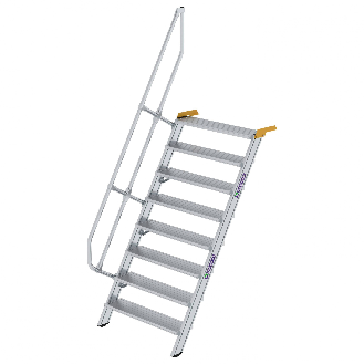Treppe 60° inkl. Handlauf, 1000mm Stufenbreite, 8 Stufen-Beschreibung lesen