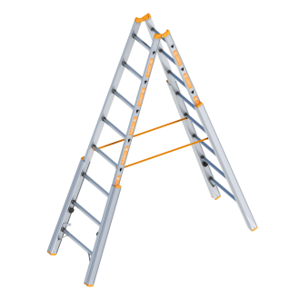 Treppenstehleiter 2x8 Sprossen Topic 1061-Beschreibung lesen