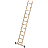 Holz-Anlegeleiter mit Traverse 12 Stufen