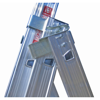 Premium 30766 Mehrzweckleiter, 3-teilig 3x10 Sprossen mit Vario-Traverse-Beschreibung lesen
