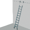 Regalleiter fahrbar Comfortstep Trec LH 8 Stufen Regalleiter fahrbar Comfortstep Trec LH 8 Stufen
