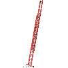 Vollkunststoff-Seilzugleiter Skyline EFA 2E 2x14 Sprossen