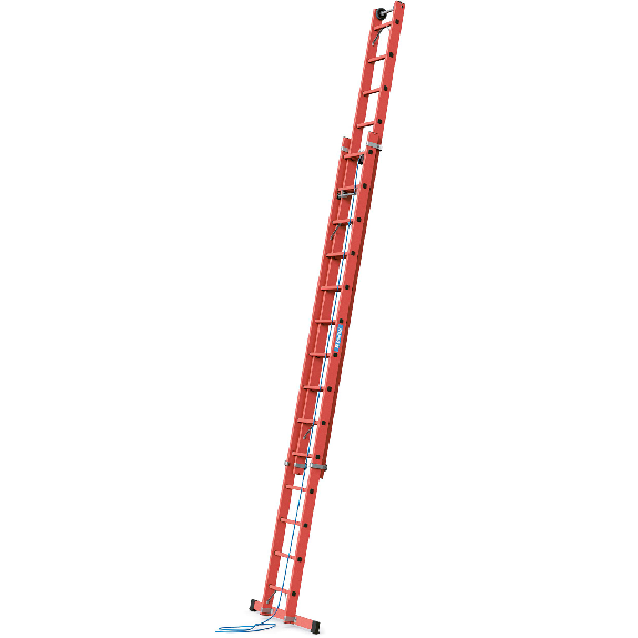 Vollkunststoff-Seilzugleiter Skyline EFA 2E 2x14 Sprossen-Beschreibung lesen