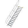 Treppe 45° inkl. Handlauf, 800mm Stufenbreite, 13 Stufen