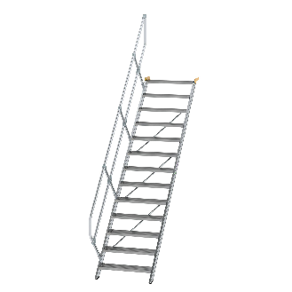 Treppe 45° inkl. Handlauf, 800mm Stufenbreite, 13 Stufen-Beschreibung lesen