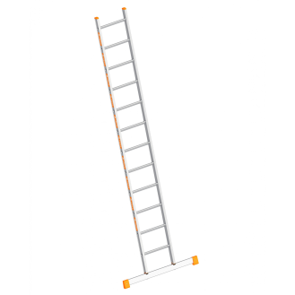 Layher Topic 1054 Anlegeleiter mit Quertraverse 12 Sprossen-Beschreibung lesen